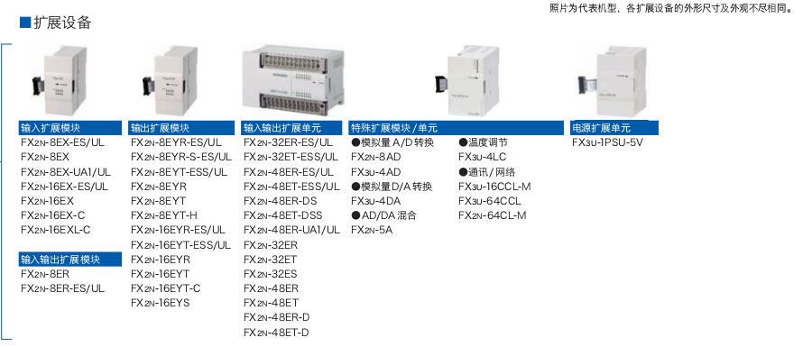 FX3GE系列可編程控制器
